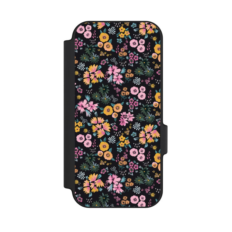 Pixel 11 NIVOflip Petites Fleurs colorées Noir 2