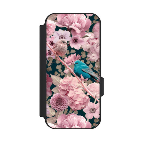 Google Pixel 11 NIVOflip Spatzen im rosa Blumenmuster