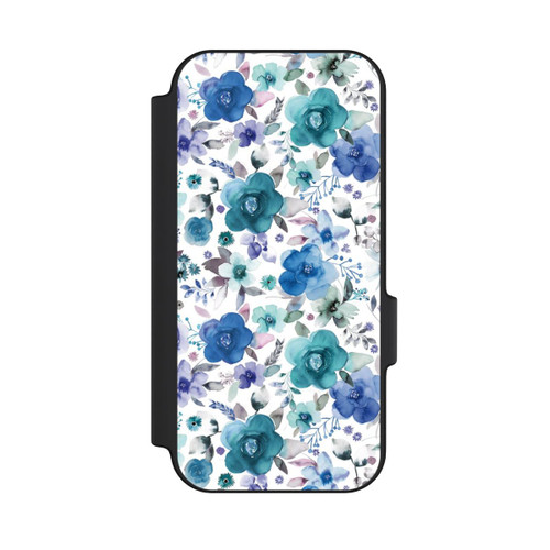 Google Pixel 11 NIVOflip Bouquets de fleurs d'hiver bleu