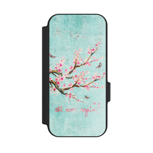 Google Pixel 11 NIVOflip Motif d'arbre en fleurs de cerisier bleu