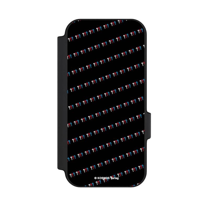 Pixel 11 NIVOflip Drei Fragezeichen Muster Schräg