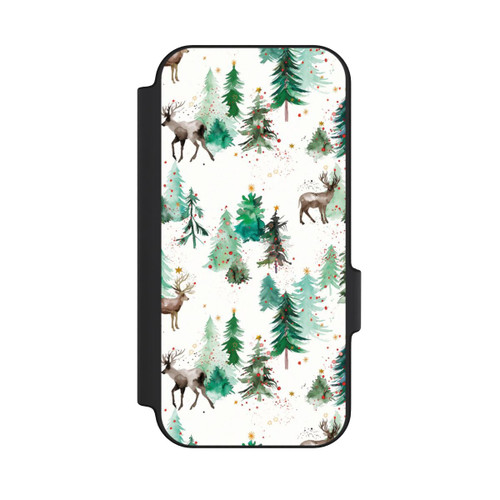 Google Pixel 11 NIVOflip Cerfs et arbres de Noël d'hiver