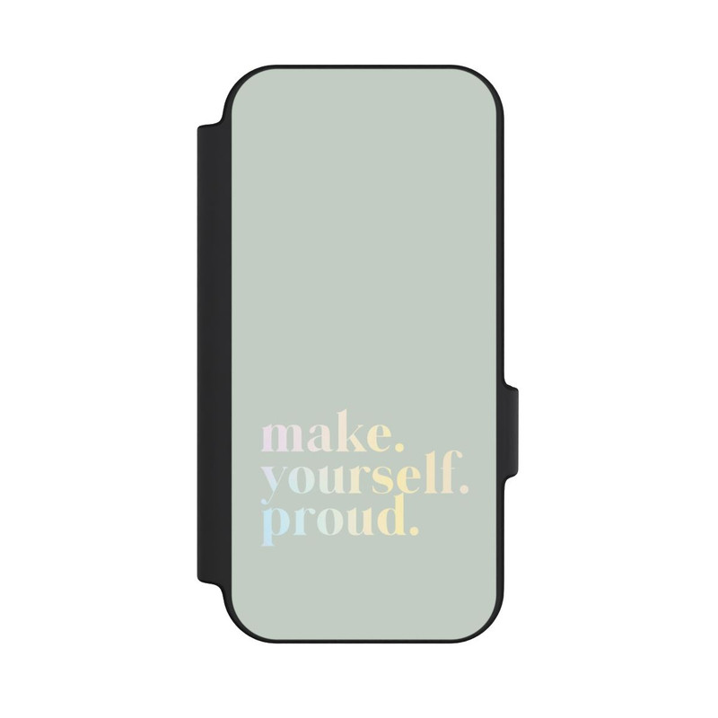 Pixel 11 NIVOflip Make Yourself Proud Citation - Menthe et dégradé