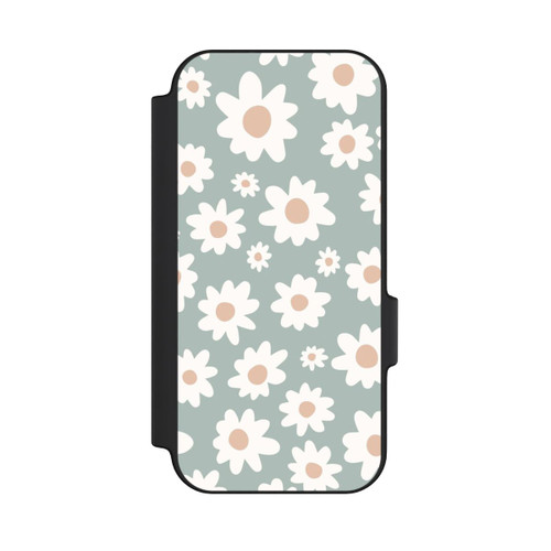 Google Pixel 11 NIVOflip Gänseblümchen Muster grün