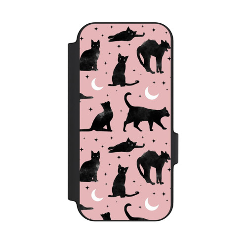 Google Pixel 11 NIVOflip Lune &amp; Chats Fond Rose