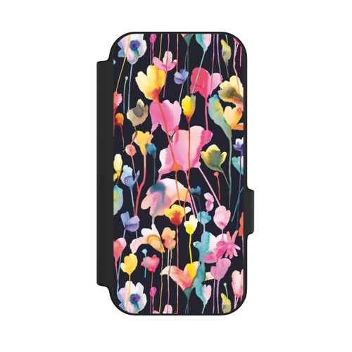 Google Pixel 11 NIVOflip Fleurs sauvages Noir