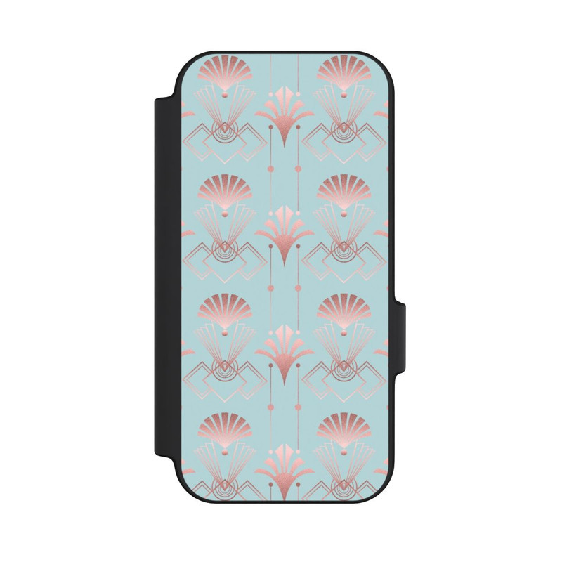 Pixel 11 NIVOflip Art Deco Rose Gold Elegance Blue