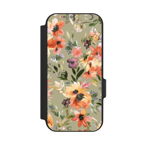 Google Pixel 11 NIVOflip Fleurs tropicales picturales vert sauge