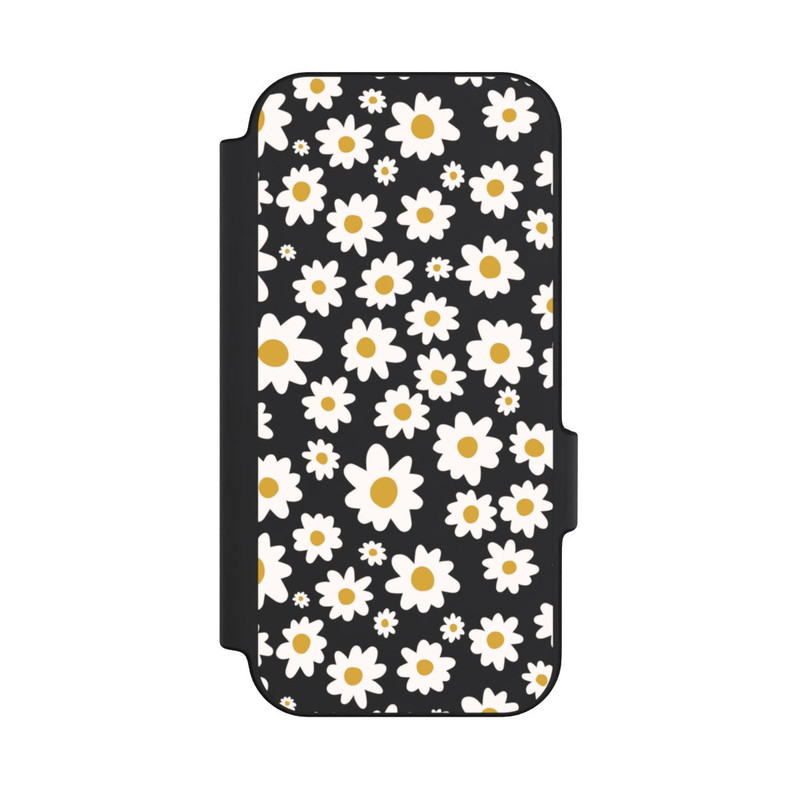 Pixel 11 NIVOflip Daisy Flower Seamless Pattern Transparent