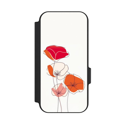 Google Pixel 11 NIVOflip Poppies Line Art