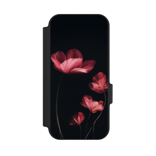 Google Pixel 11 NIVOflip Burgunder Blüten schwarz