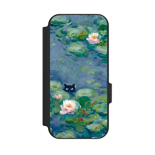 Google Pixel 11 NIVOflip Katze im Teich Monet Gemälde Impressionismus