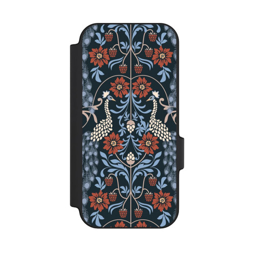 Google Pixel 11 NIVOflip Vintage Peacock Garden Arts and Crafts Floral Dark