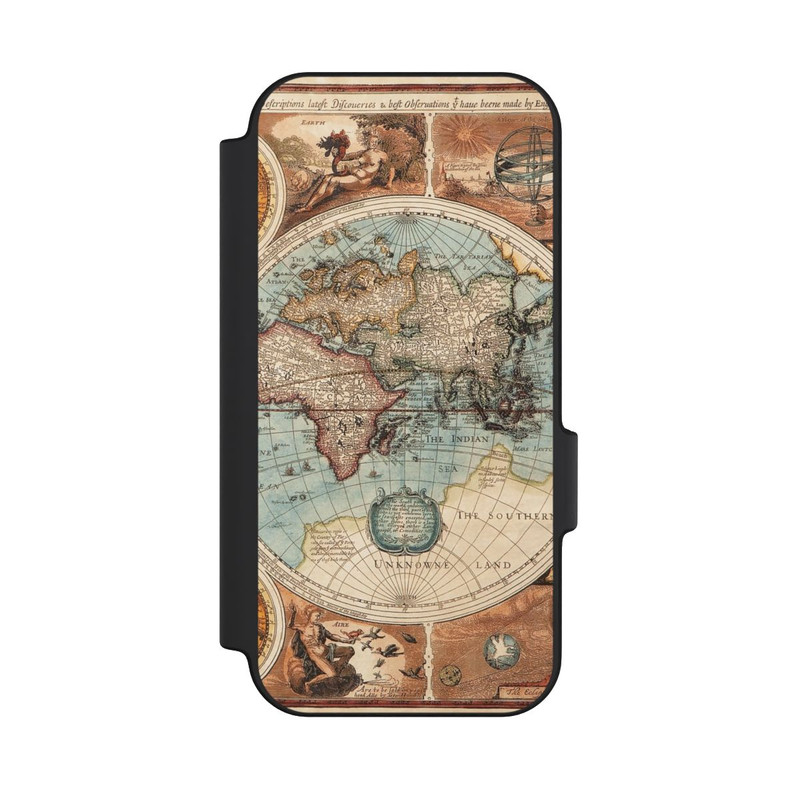Pixel 11 Pro NIVOflip Vintage Weltkarte