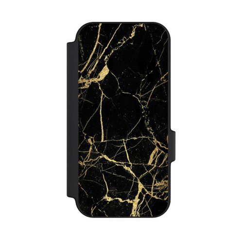 Google Pixel 11 Pro NIVOflip Schwarzgoldener Marmor-Look