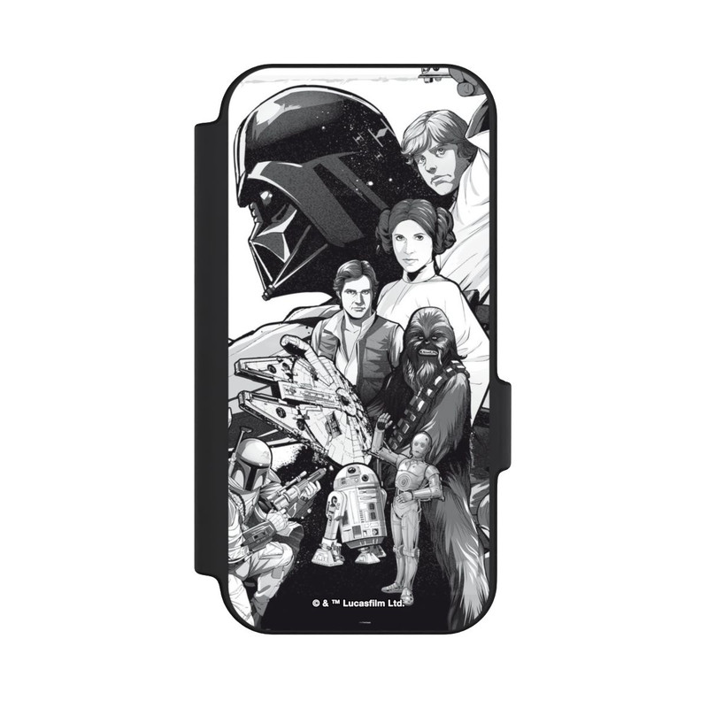 Pixel 11 Pro NIVOflip StarWars Charaktere - Schwarz-Weiß