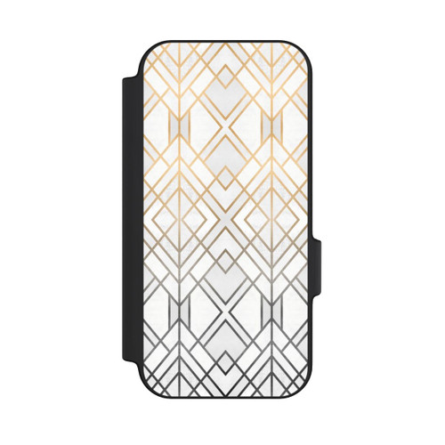Google Pixel 11 Pro NIVOflip Imprimé Geo Gold doré et gris