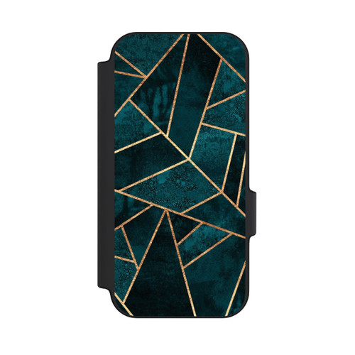 Google Pixel 11 Pro NIVOflip Tief Blaugrün Stein Gold Druck