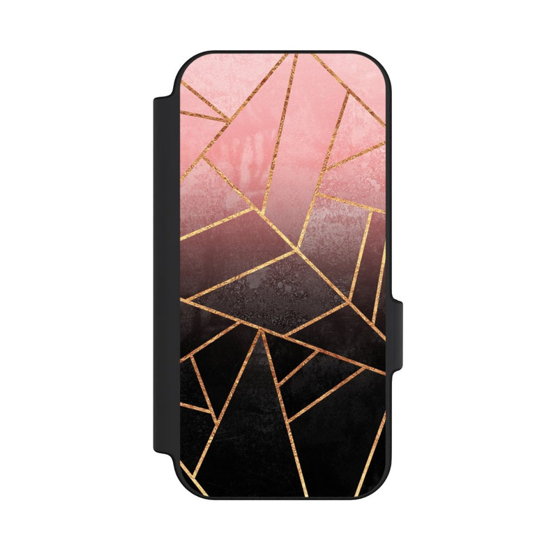 Pixel 11 Pro NIVOflip Pinker und Schwarzer Stein Gold Druck