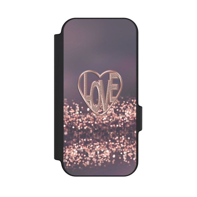 Pixel 11 Pro NIVOflip LOVE Rose Pailleté