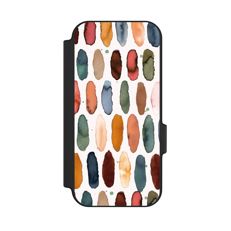Pixel 11 Pro NIVOflip Aquarellstriche aus mineralischem Terrakotta