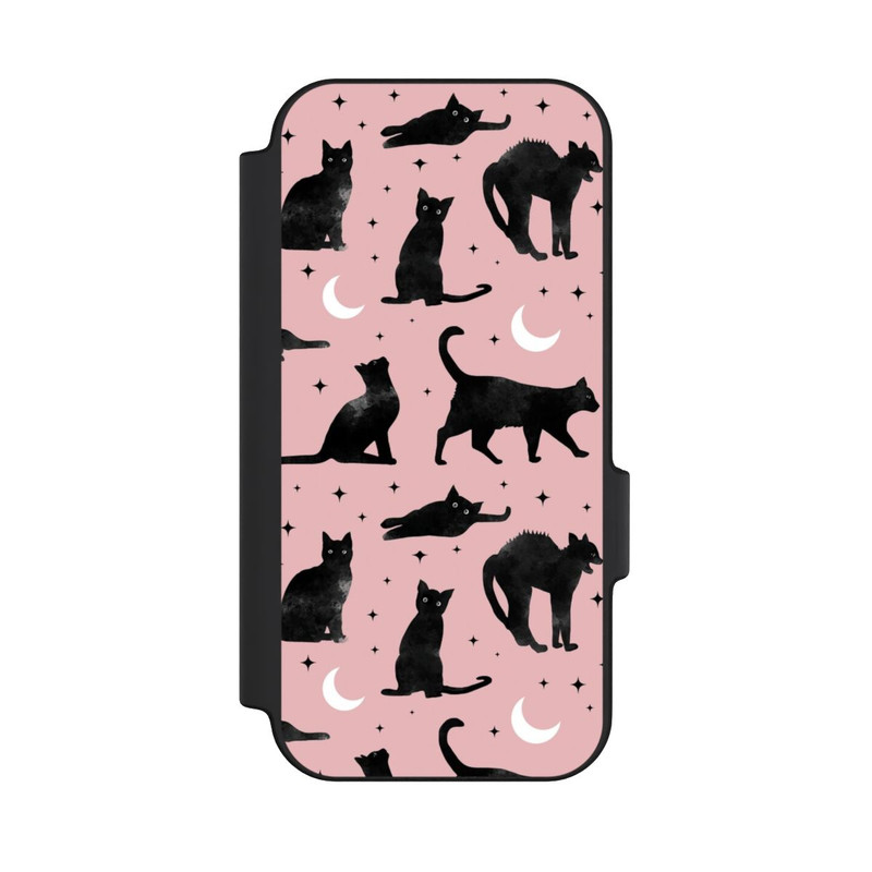 Pixel 11 Pro NIVOflip Lune & Chats Fond Rose