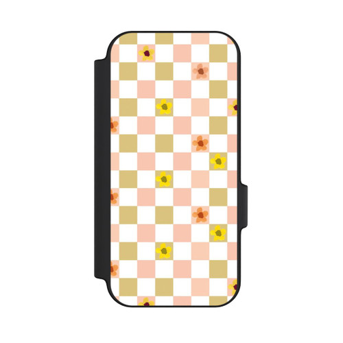 Google Pixel 11 Pro NIVOflip Chèques Fleurs Pastel Nostalgiques