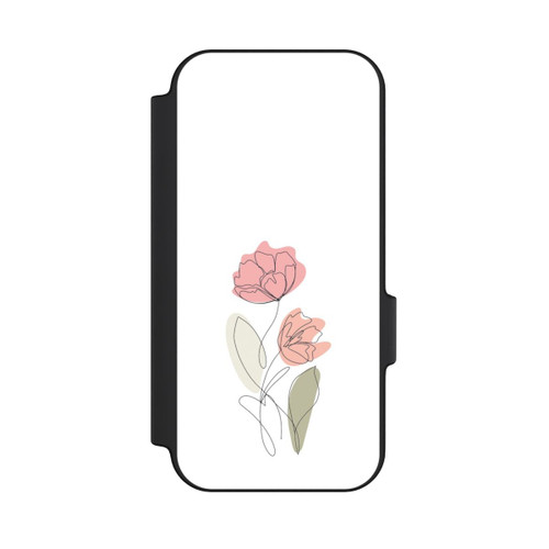 Google Pixel 11 Pro NIVOflip Flower Line Art Red