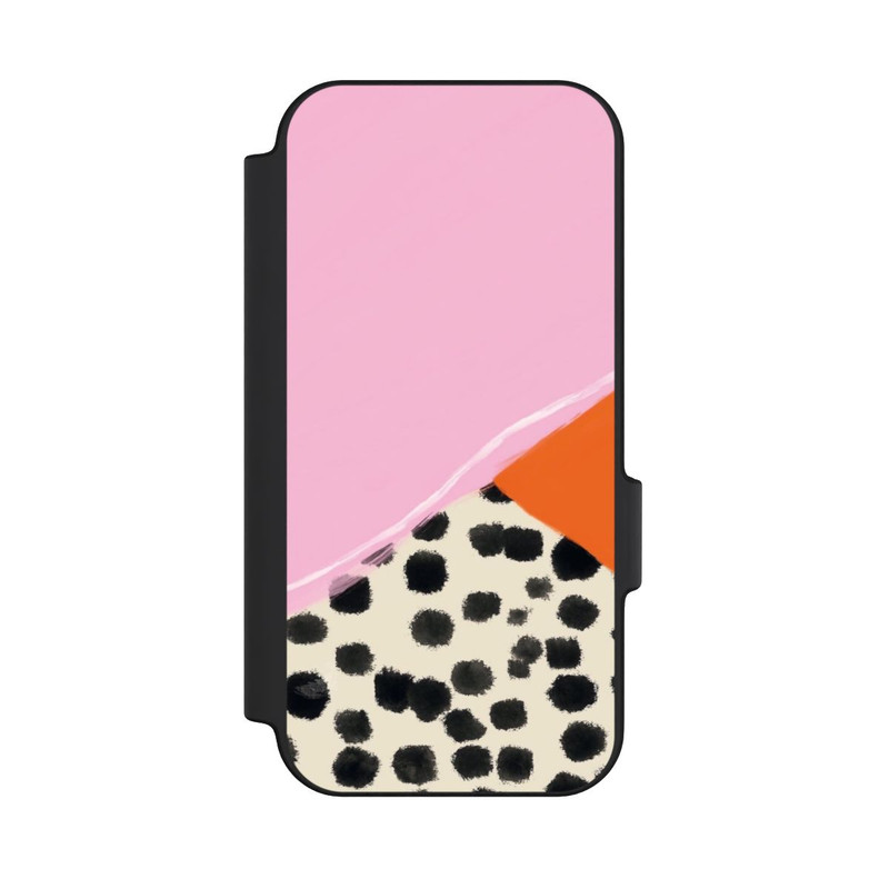 Pixel 11 Pro NIVOflip Pink and Orange Modern Art with Dots
