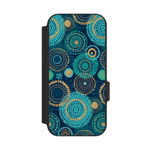 Google Pixel 11 Pro NIVOflip Blockprint India Teal Gold