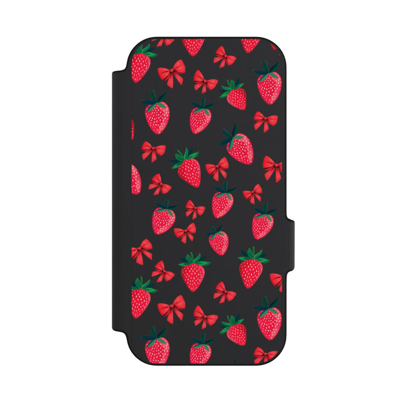 Pixel 11 Pro NIVOflip Strawberry Heart Ribbon Pattern Transparent