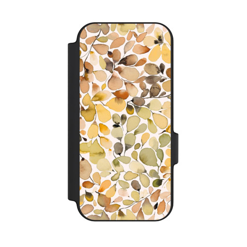 Google Pixel 11 Pro NIVOflip Eucalyptus Watercolor Leaves Brown Autumn