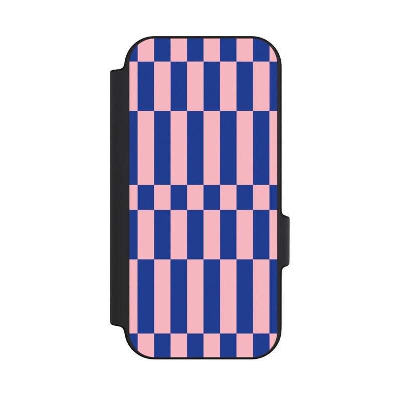 Pixel 11 Pro NIVOflip Checked Abstract Bold Electric Blue and Pink Color Block