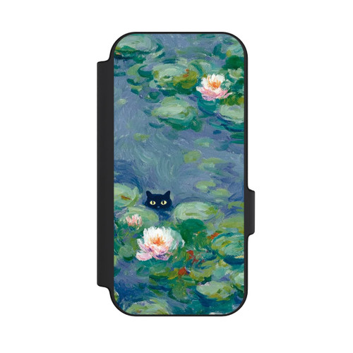 Google Pixel 11 Pro NIVOflip Katze im Teich Monet Gemälde Impressionismus