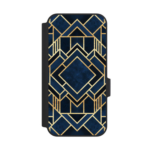 Google Pixel 11 Pro XL NIVOflip Kunst Deko Blau Golddruck