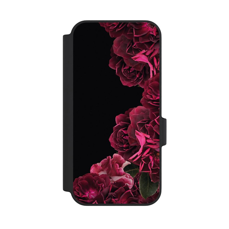 Pixel 11 Pro XL NIVOflip Roses Vintage sur Fond Noir