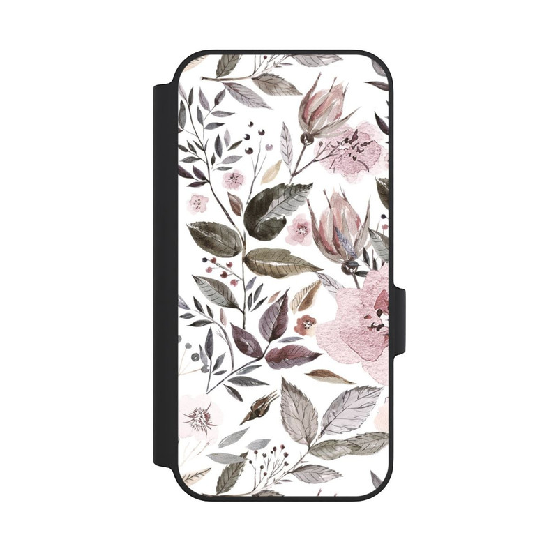 Pixel 11 Pro XL NIVOflip Aquarelle Fleurs Roses Brunes