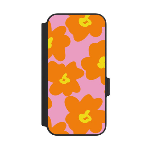 Google Pixel 11 Pro XL NIVOflip Retro floral pattern pink and orange