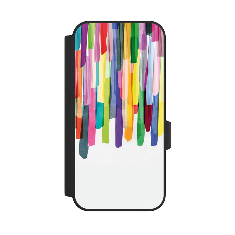 Pixel 11 Pro XL NIVOflip Bunte Streifen Weißer Hintergrund