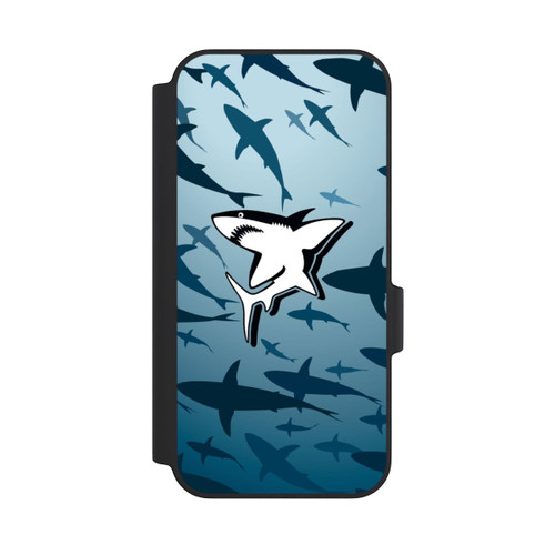 Google Pixel 11 Pro XL NIVOflip Haie Muster Blau