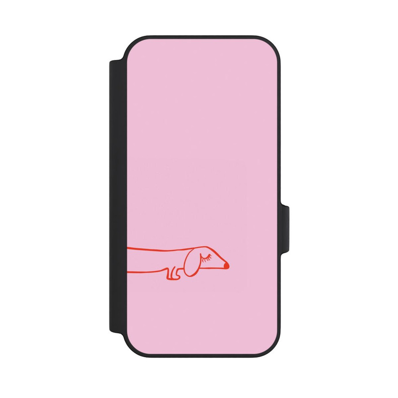 Pixel 11 Pro XL NIVOflip Dachshund Illustration Pink