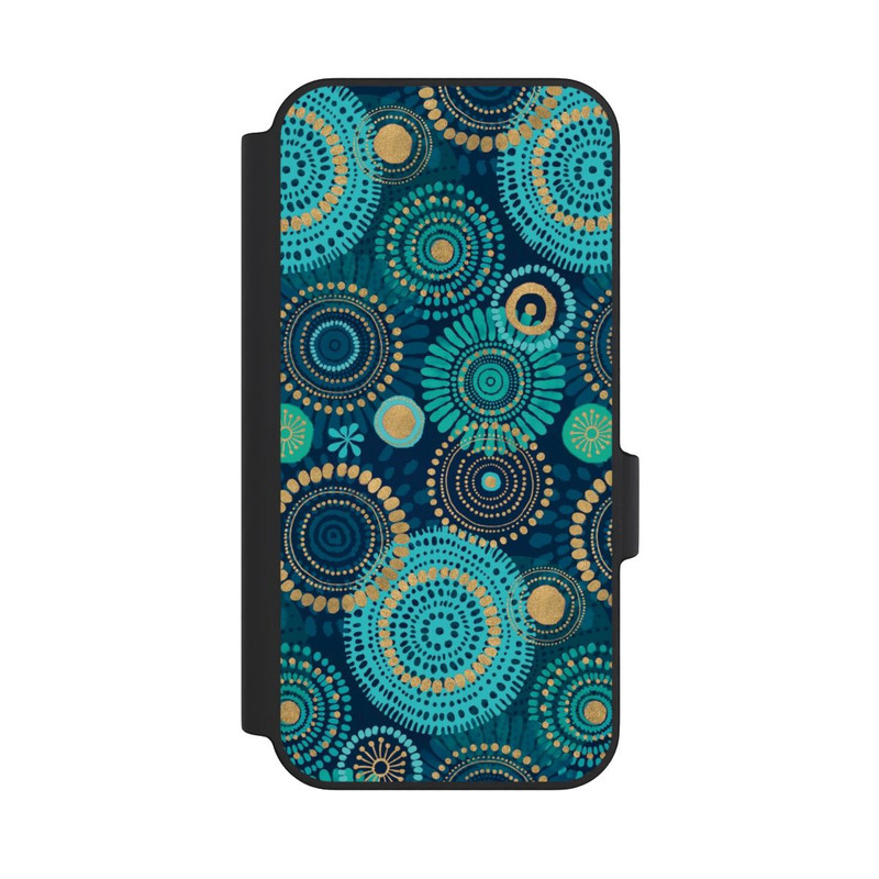 Pixel 11 Pro XL NIVOflip Blockprint India Teal Gold