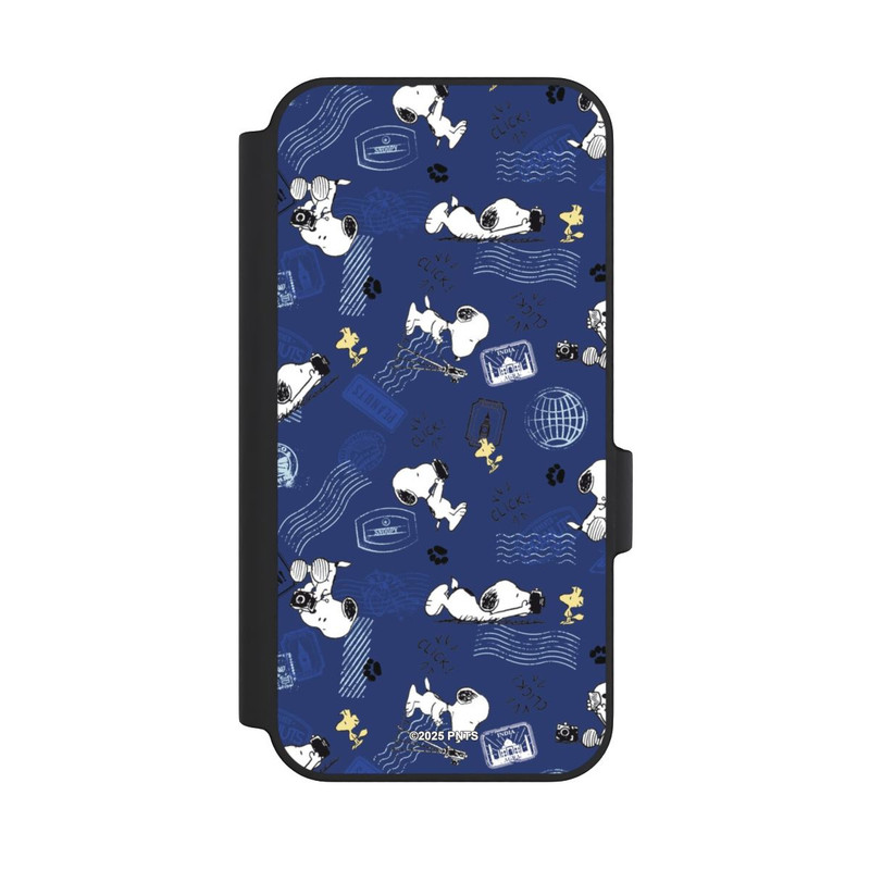 Pixel 11 Pro XL NIVOflip Peanuts Travel Stamps Pattern Blue