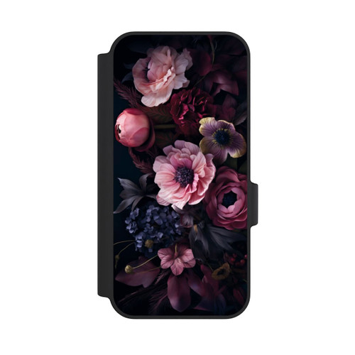 Google Pixel 11 Pro XL NIVOflip Rosa Blumenbild mit Pfingstrosen auf dunklem Hintergrund Mit KI