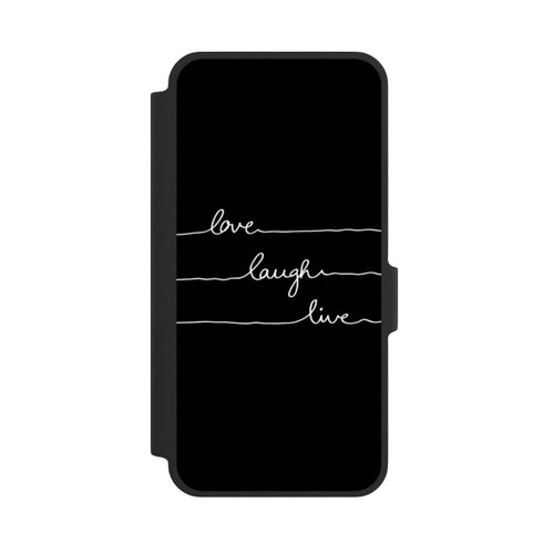 Samsung Galaxy A37 5G NIVOflip Love Laugh Live weiß/schwarz