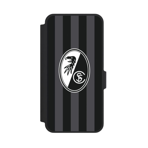 Samsung Galaxy A37 5G NIVOflip SC Freiburg - Grau Gestreift