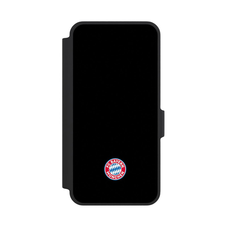 Galaxy A37 5G NIVOflip Logo FCB Classique Petit - Coloré sur Fond Noir