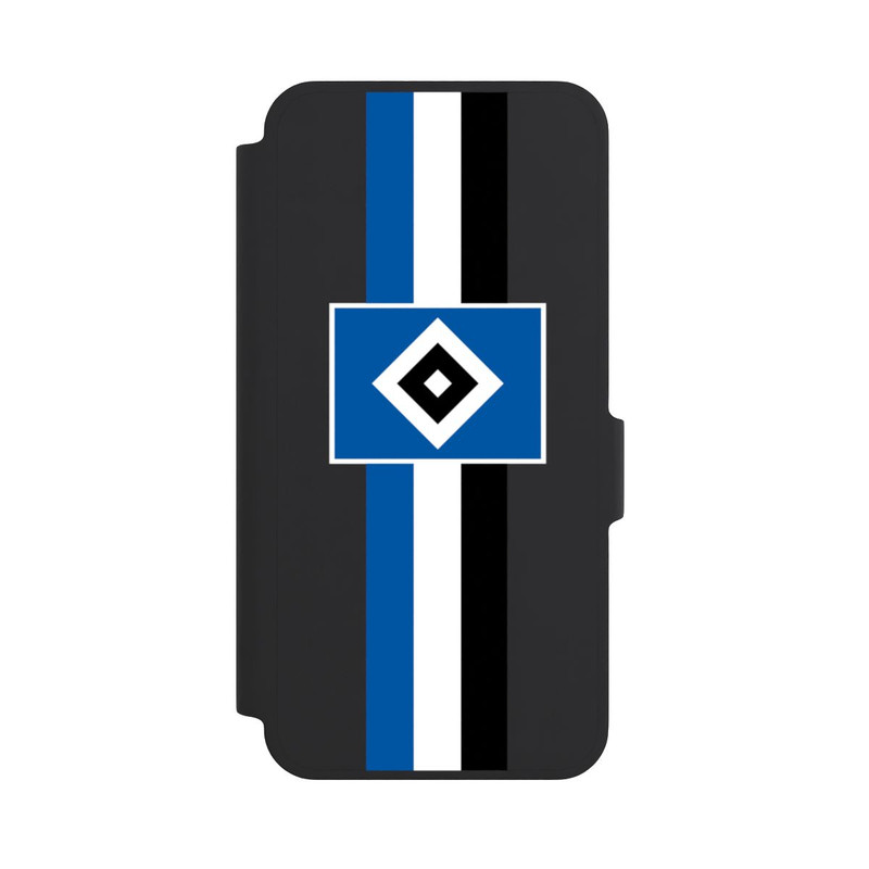 Galaxy A37 5G NIVOflip HSV Streifen - Blau-Weiß-Schwarz - ohne Hintergrund