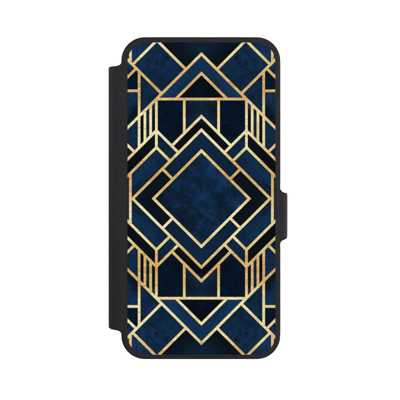 Galaxy A37 5G NIVOflip Impression Art Déco Bleu Or