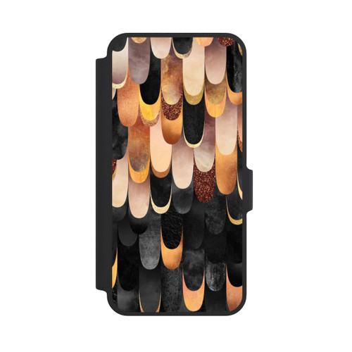 Samsung Galaxy A37 5G NIVOflip Plumes Cuivre et Noir